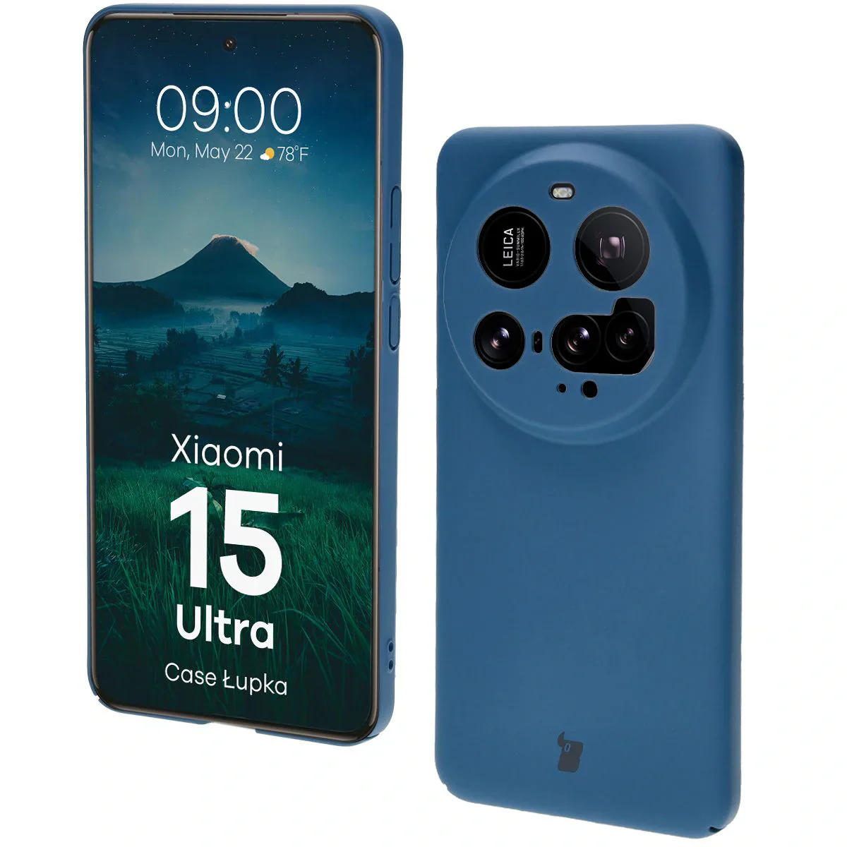 Handyhülle für Xiaomi 15 Ultra, Bizon Case Lupka, Blau