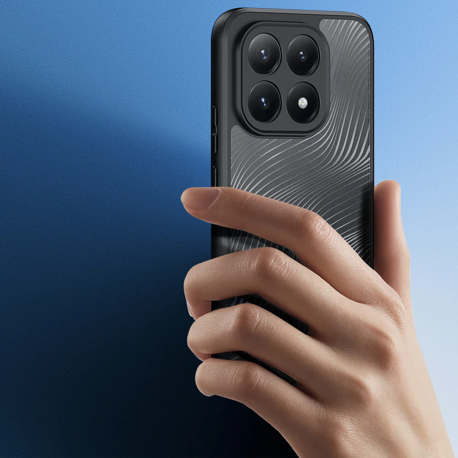 Handyhülle für Xiaomi 15T, Dux Ducis Aimo, Transparent mit schwarzen Rahmen - Image 10