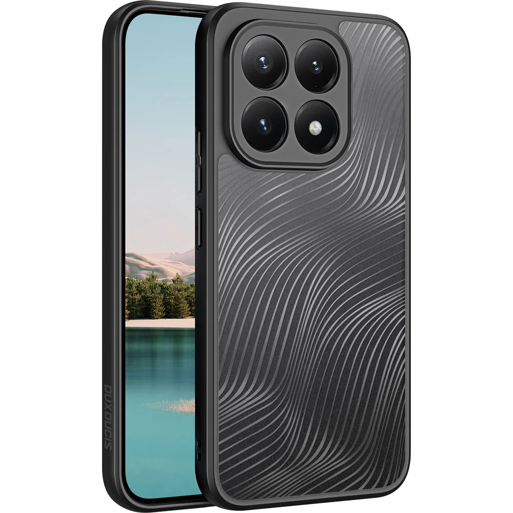Handyhülle für Xiaomi 15T, Dux Ducis Aimo, Transparent mit schwarzen Rahmen - Image 3