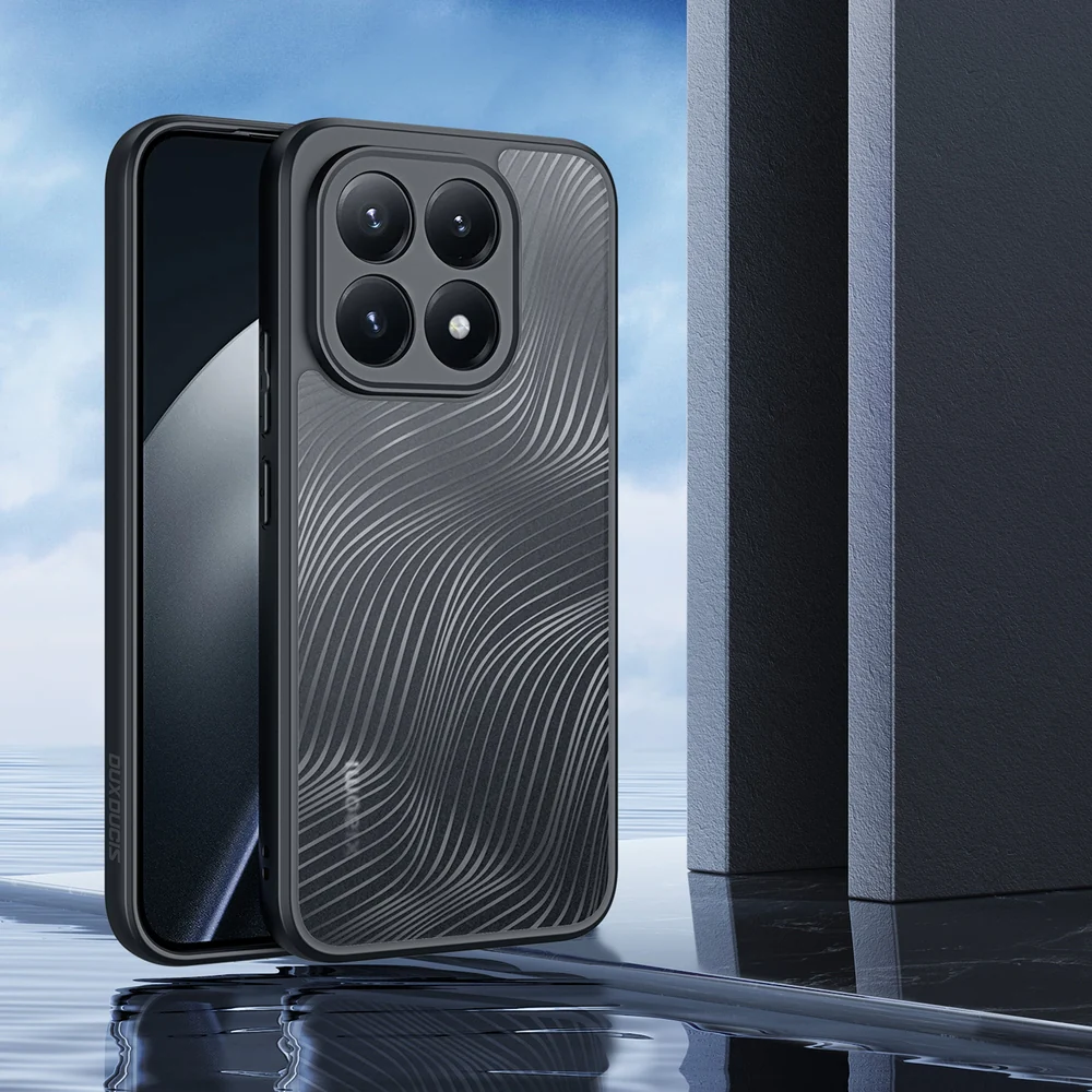 Handyhülle für Xiaomi 15T, Dux Ducis Aimo, Transparent mit schwarzen Rahmen - Image 9