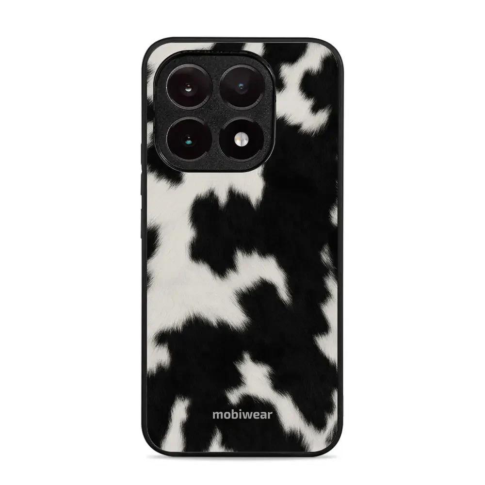Handyhülle für Xiaomi 15T, Mobiwear Glossy Case, Kuhfell-Optik