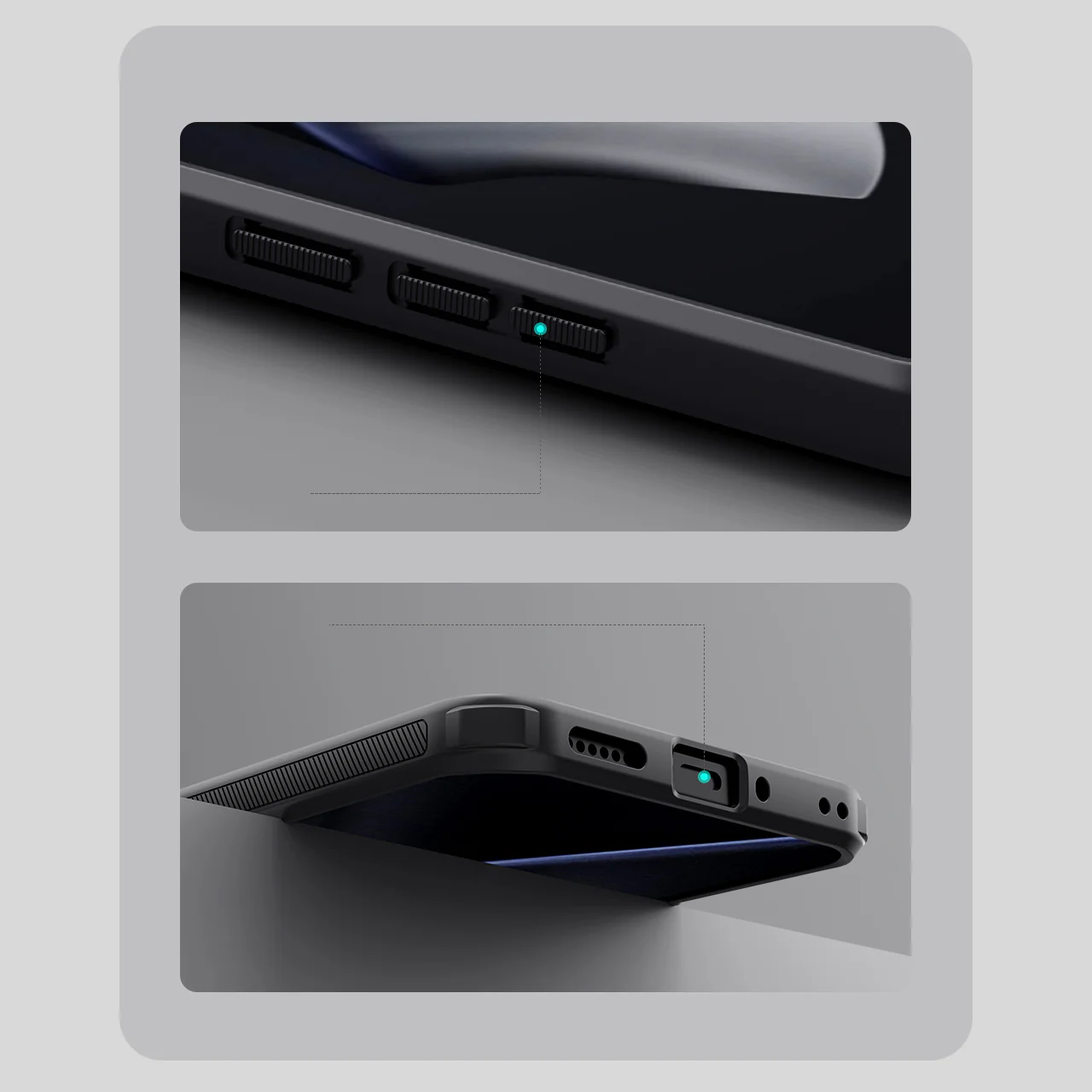 Handyhülle für Xiaomi 15T, Nillkin Frosted Shield Pro, Schwarz - Image 17