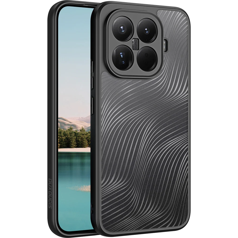 Handyhülle für Xiaomi 15T Pro, Dux Ducis Aimo, Transparent mit schwarzen Rahmen - Image 3
