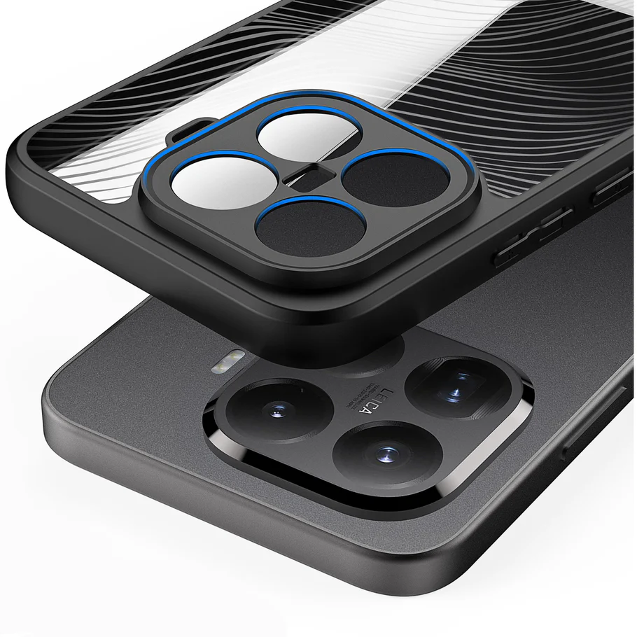 Handyhülle für Xiaomi 15T Pro, Dux Ducis Aimo, Transparent mit schwarzen Rahmen - Image 5