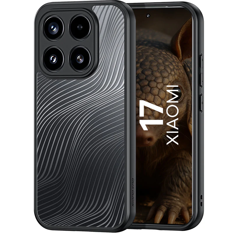 Handyhülle für Xiaomi 17, Dux Ducis Aimo, Transparent mit Schwarzen Rahmen