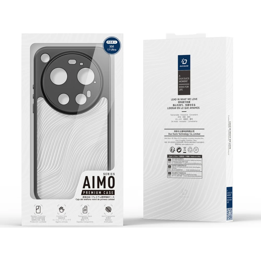 Handyhülle für Xiaomi 17 Ultra, Dux Ducis Aimo, Transparent mit Schwarzen Rahmen - Image 8