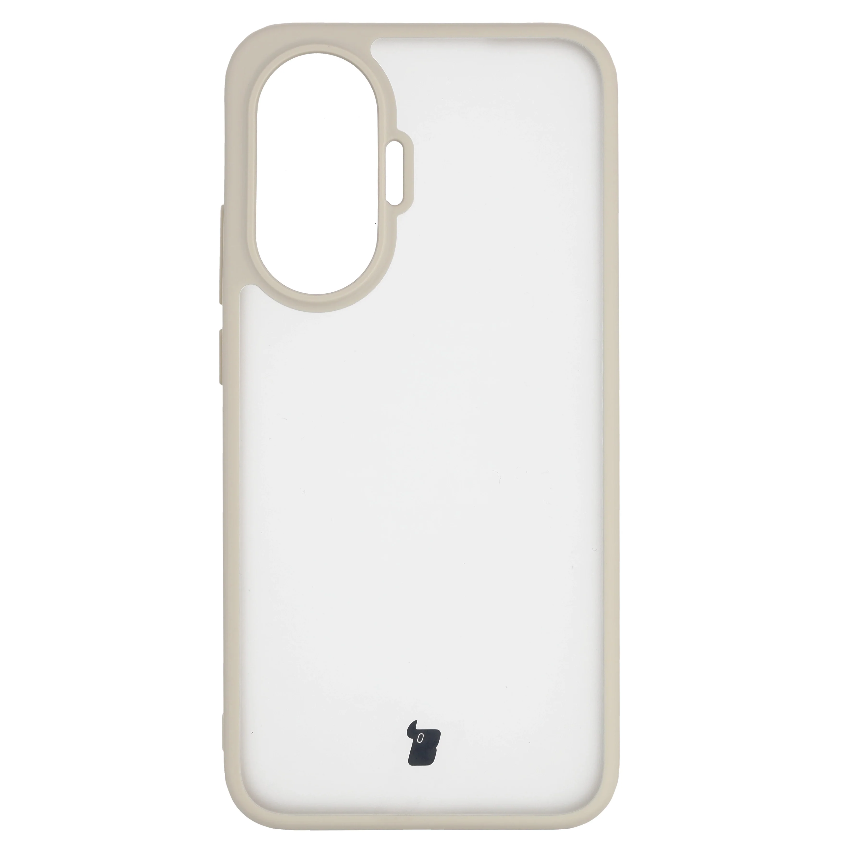 Handyhülle für Xiaomi POCO F7, Bizon Case Angelo, Semitransparent mit beigem Rahmen - Image 2