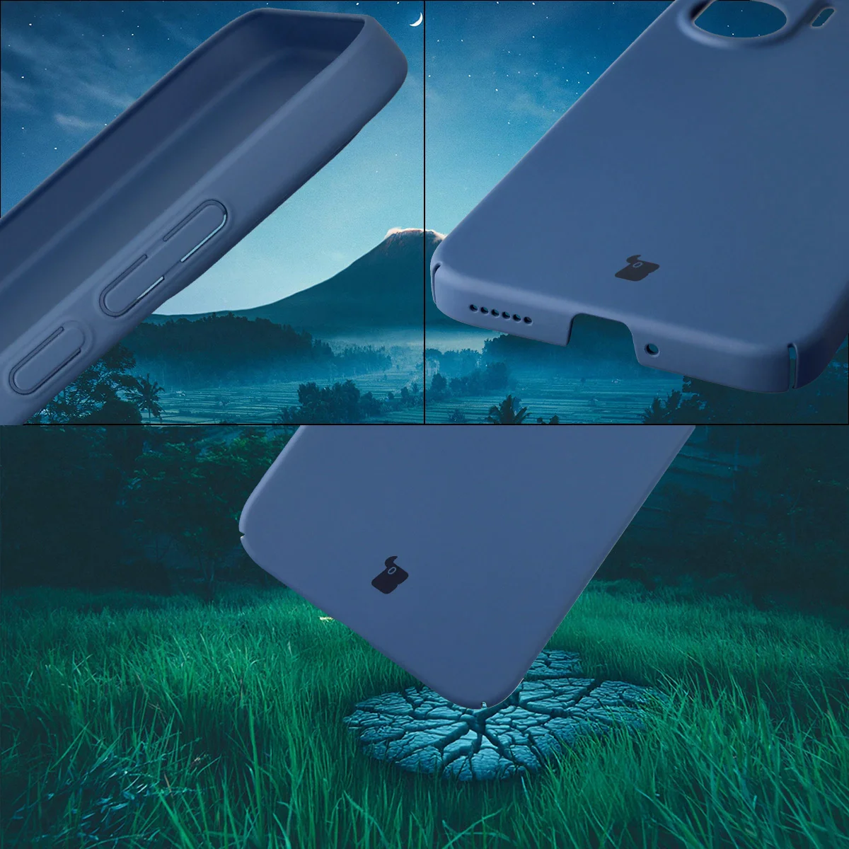 Handyhülle für Xiaomi POCO F7, Bizon Case Lupka, Blau - Image 5
