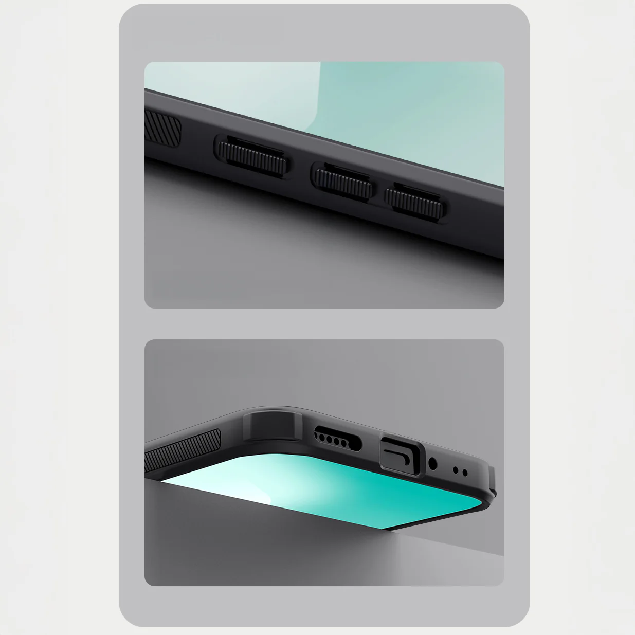 Handyhülle für Xiaomi Poco F7, Nillkin Frosted Shield Pro, Schwarz - Image 16