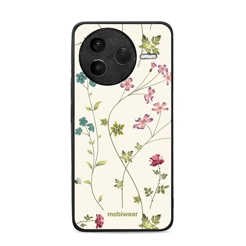 Handyhülle für Xiaomi POCO F7 Pro, Mobiwear Glossy Case, Idyllische Blüte