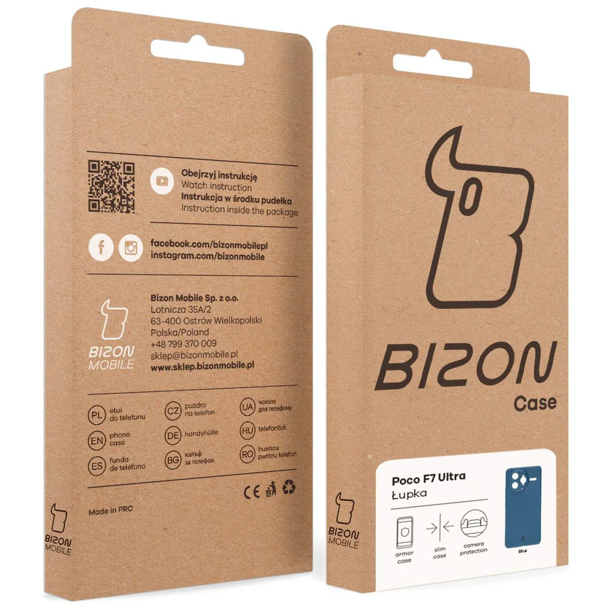 Handyhülle für Xiaomi Poco F7 Ultra, Bizon Case Lupka, Blau - Image 7