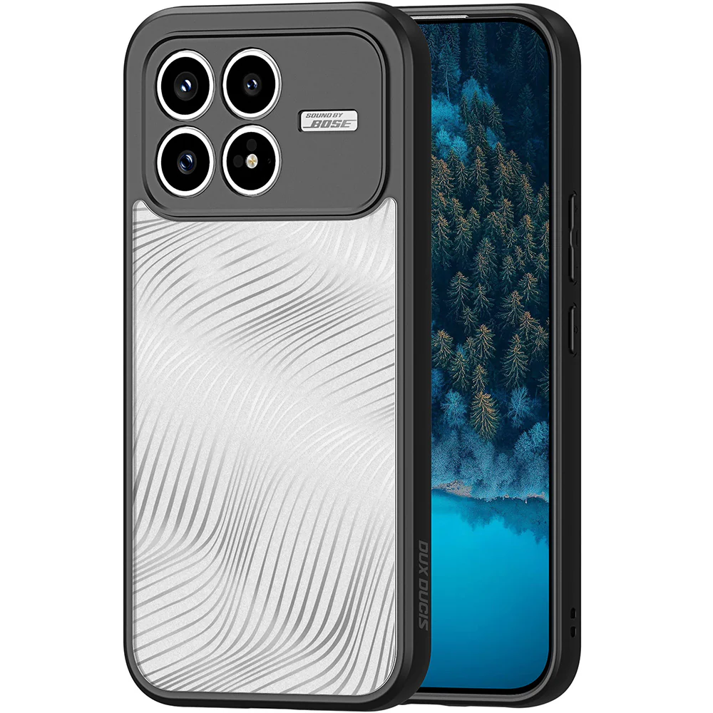 Handyhülle für Xiaomi POCO F8 Pro, Dux Ducis Aimo, Transparent mit Schwarzen Rahmen - Image 3