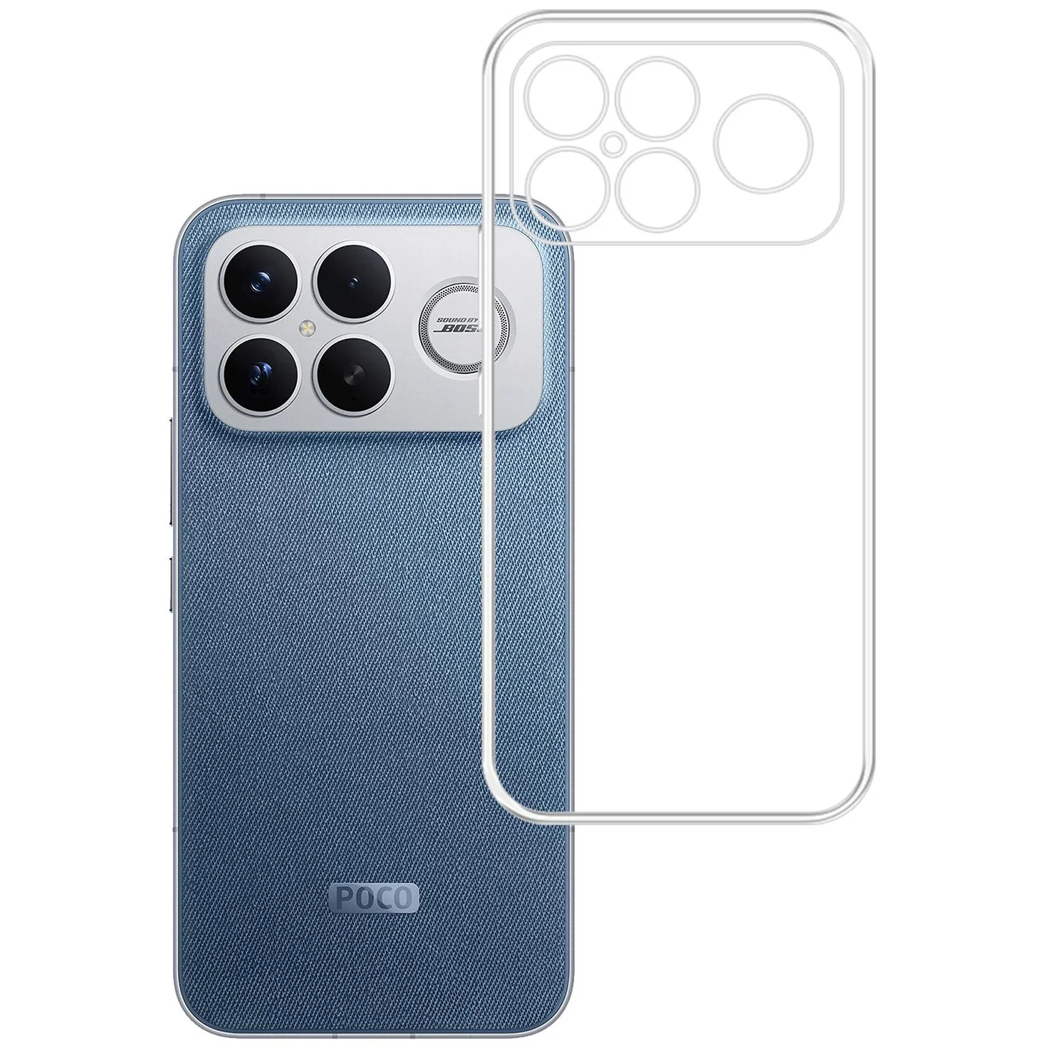 Handyhülle für Xiaomi Poco F8 Ultra, 3mk Clear Case, Transparent - Image 2