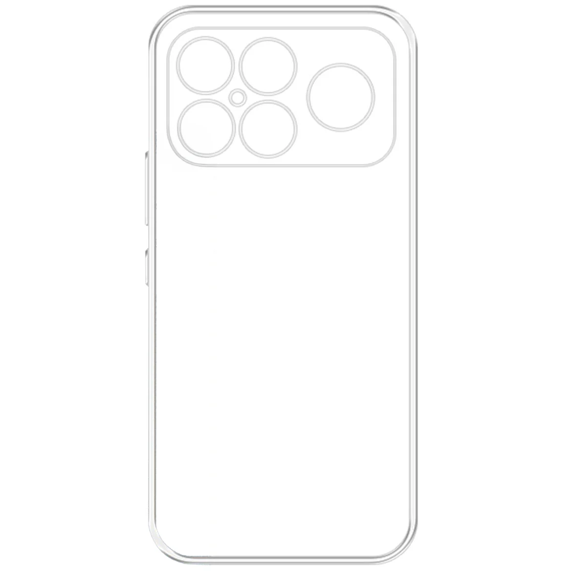 Handyhülle für Xiaomi Poco F8 Ultra, 3mk Clear Case, Transparent - Image 3