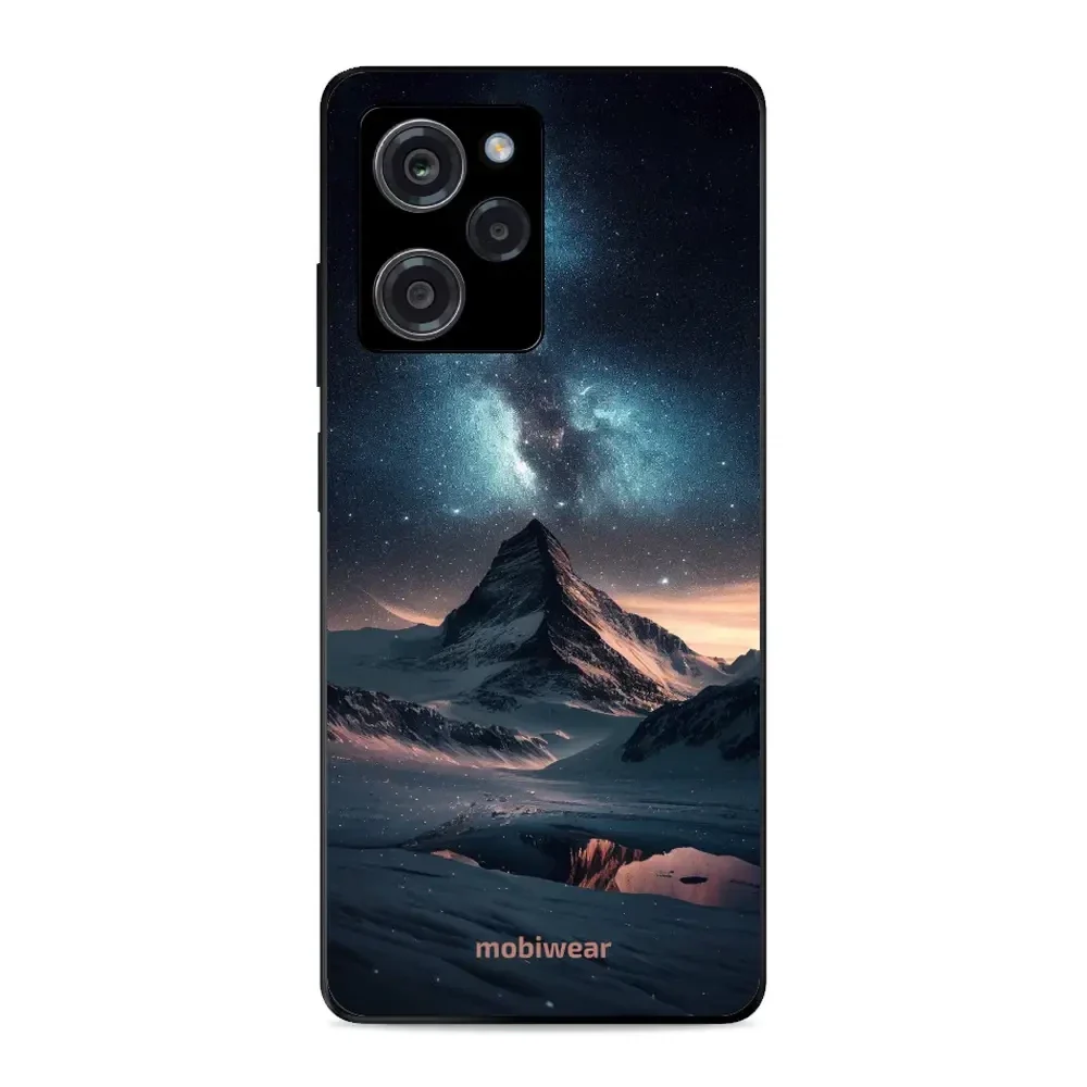 Handyhülle für Xiaomi Poco X5 Pro, Mobiwear Glossy Case, Nachtberg