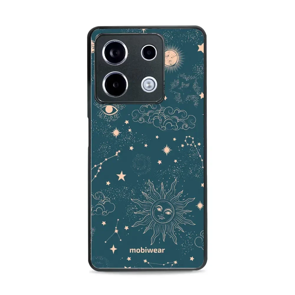 Handyhülle für Xiaomi Poco X6, Mobiwear Glossy Case, Astraler Staub