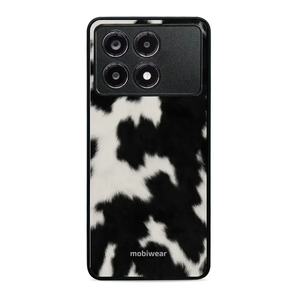 Handyhülle für Xiaomi POCO X6 Pro, Mobiwear Glossy Case, Kuhfell-Optik