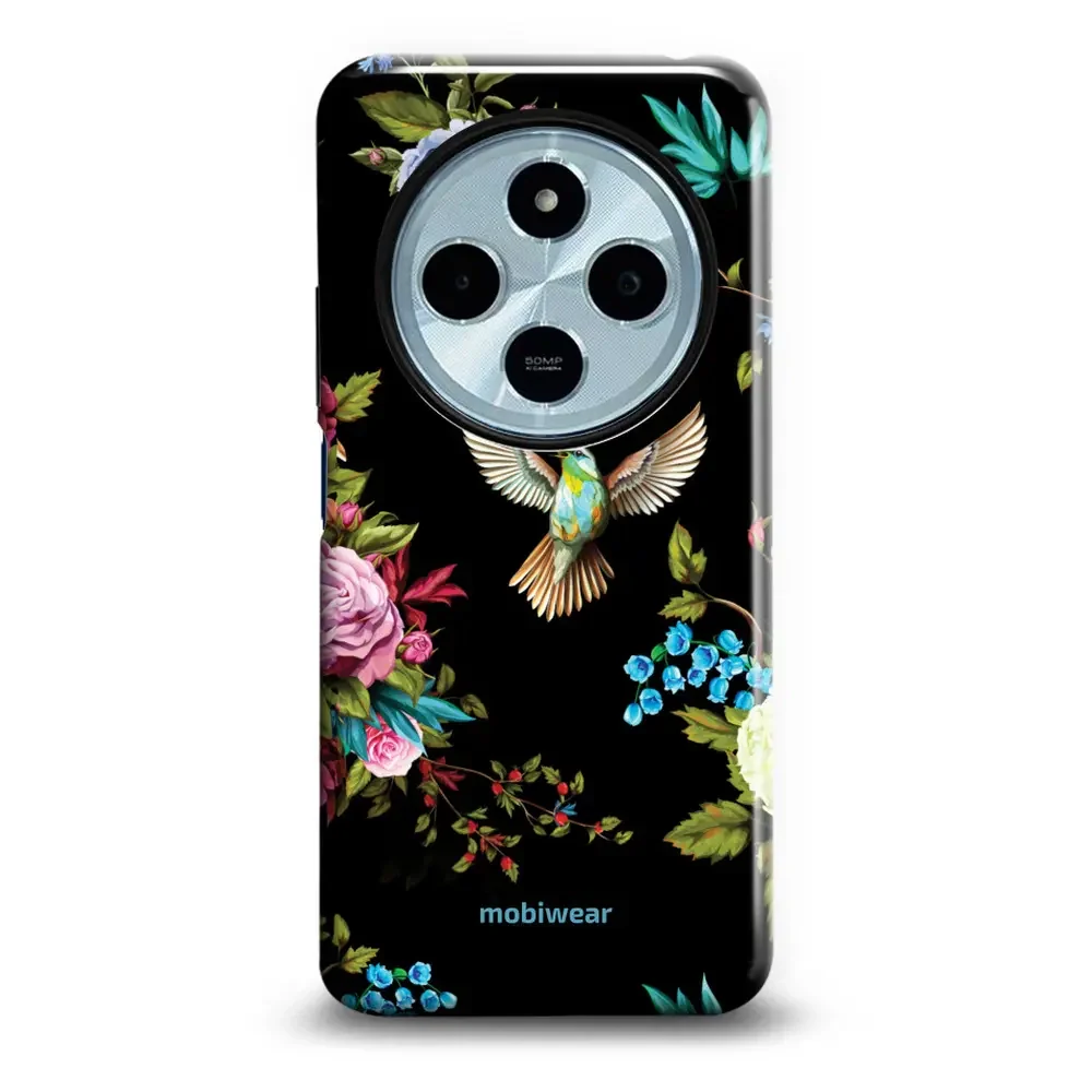 Handyhülle für Xiaomi Redmi 14C 4G, Mobiwear Elite Pro, Nachtkolibri