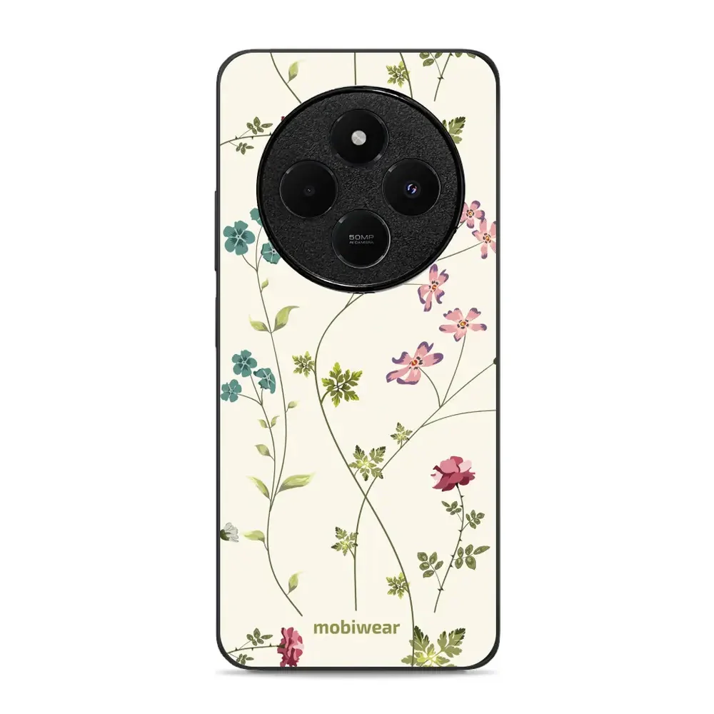 Handyhülle für Xiaomi Redmi 14C 4G, Mobiwear Glossy Case, Idyllische Blüte