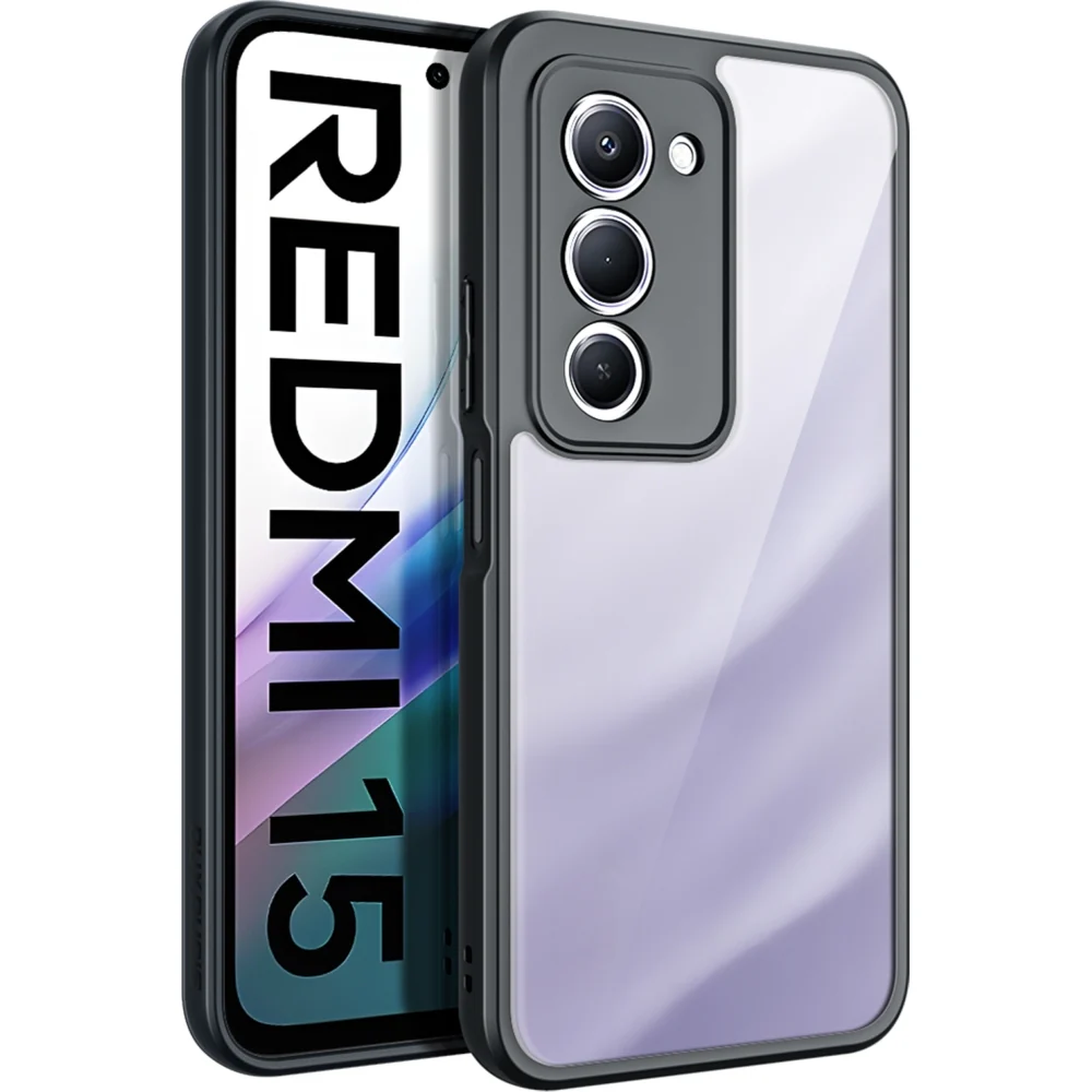 Handyhülle für Xiaomi Redmi 15 4G, Dux Ducis Aimo, Transparent mit schwarzen Rahmen - Image 5