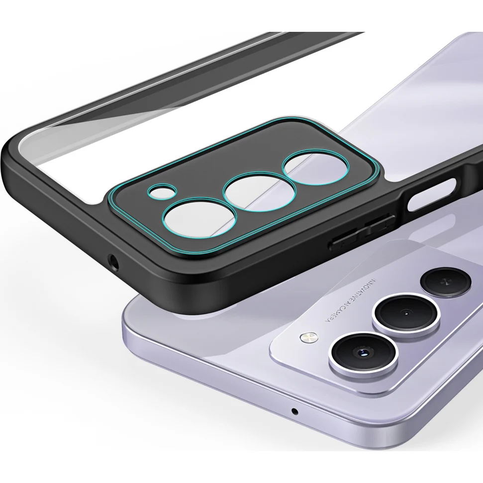 Handyhülle für Xiaomi Redmi 15 4G, Dux Ducis Aimo, Transparent mit schwarzen Rahmen - Image 7
