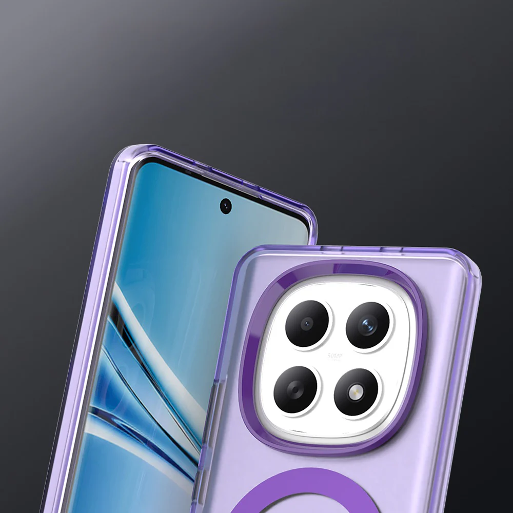 Handyhülle für Xiaomi Redmi Note 15 4G / Redmi Note 15 5G / POCO M8 5G, Techsuit CandyCase MagSafe, Violett - Image 5