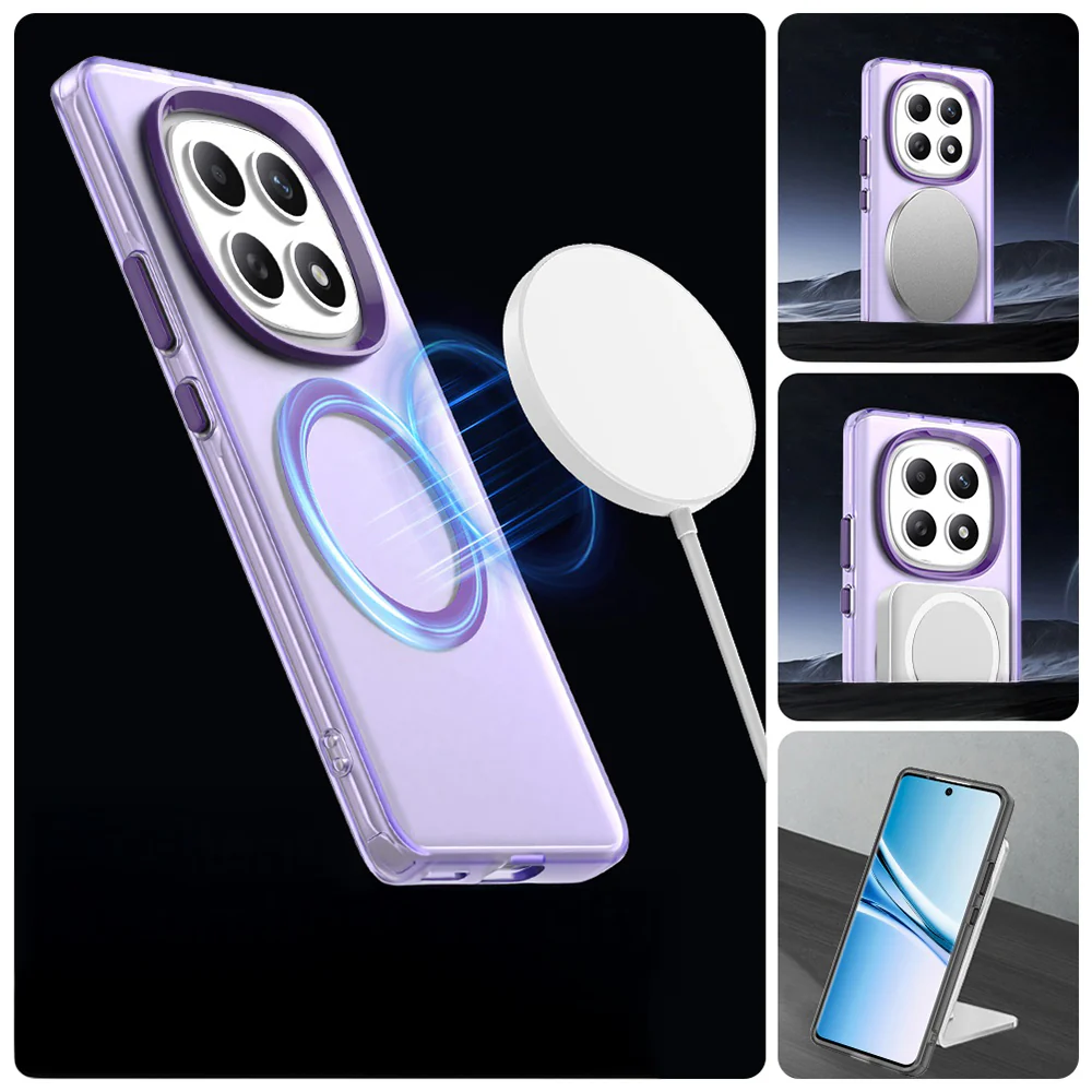Handyhülle für Xiaomi Redmi Note 15 4G / Redmi Note 15 5G / POCO M8 5G, Techsuit CandyCase MagSafe, Violett - Image 6