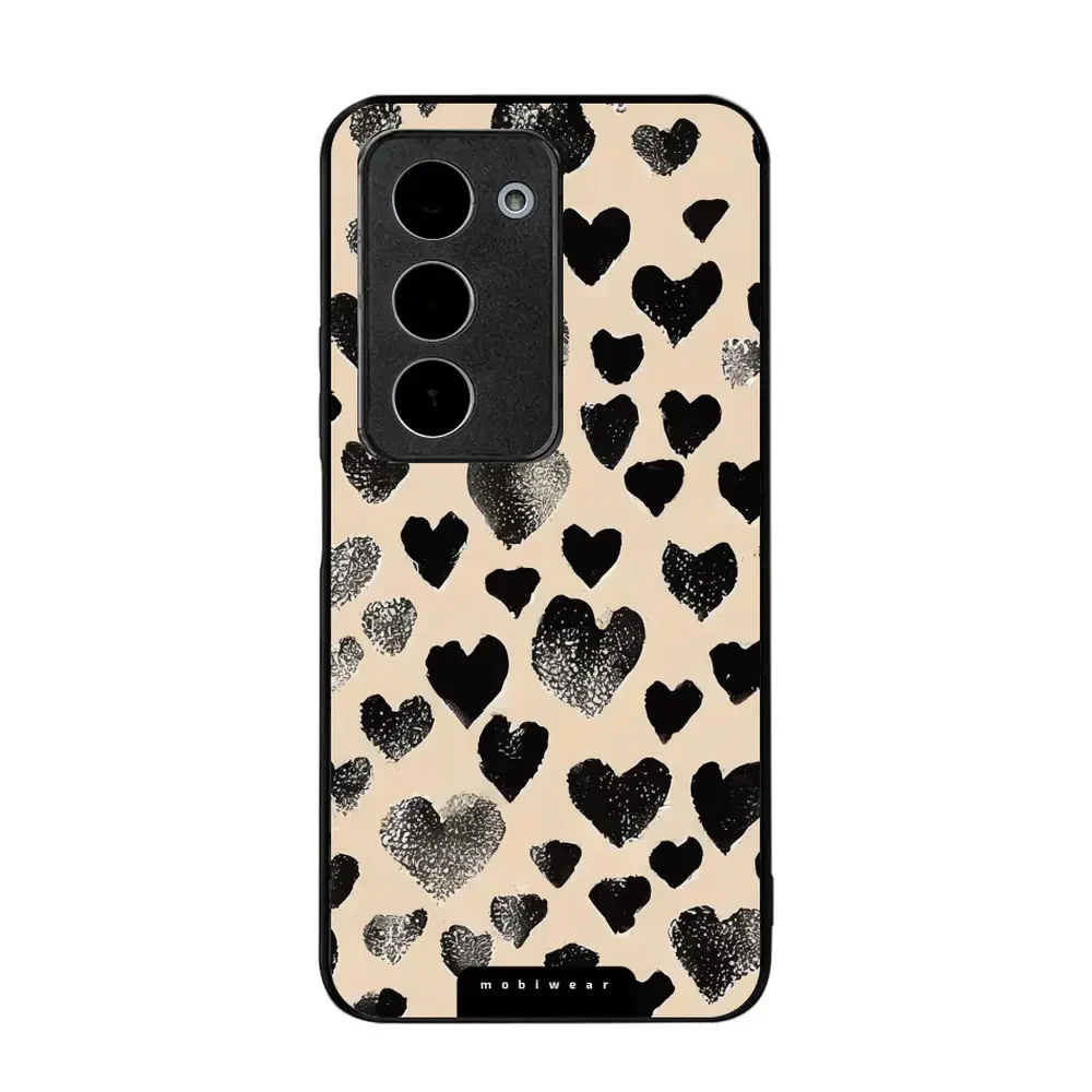 Handyhülle für Xiaomi Redmi 15 5G, Mobiwear Glossy Case, Beige Liebe