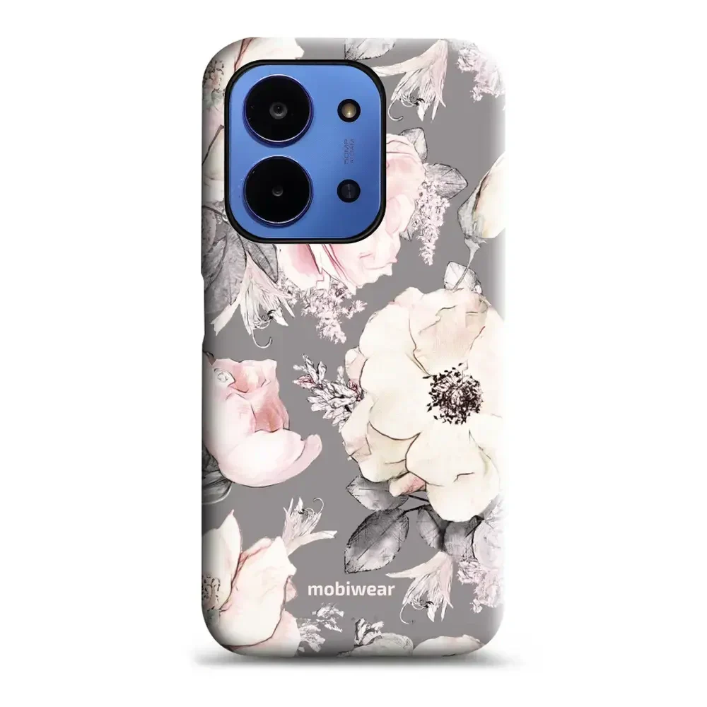 Handyhülle für Xiaomi Redmi 15C 4G, Mobiwear Elite Pro, Rosa-Blumig