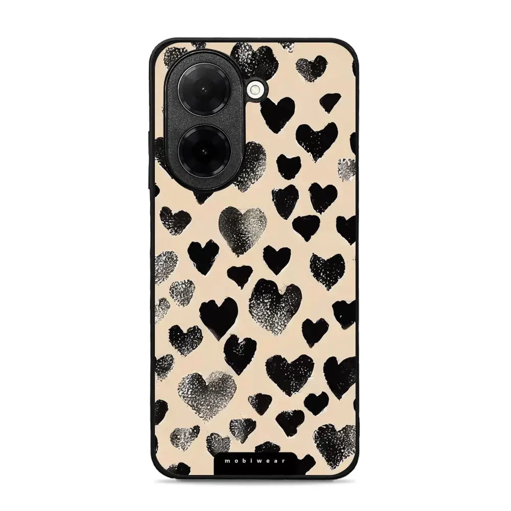Handyhülle für Xiaomi Redmi A5 4G, Mobiwear Glossy Case, Beige Liebe