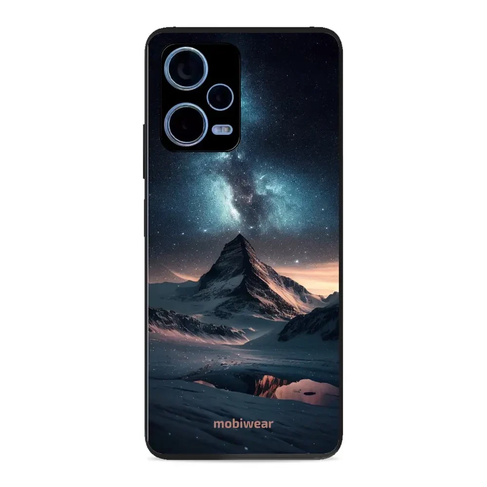 Handyhülle für Xiaomi Redmi Note 12 Pro+ 5G, Mobiwear Glossy Case, Nachtberg