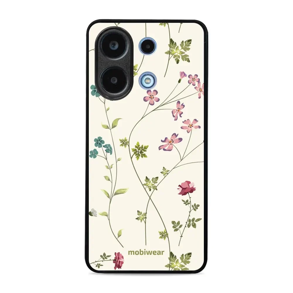 Handyhülle für Xiaomi Redmi Note 13 4G, Mobiwear Glossy Case, Idyllische Blüte
