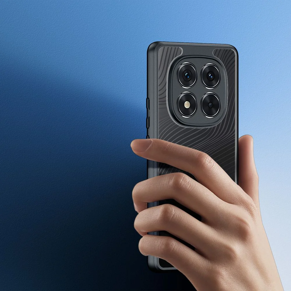 Handyhülle für Xiaomi Redmi Note 14 Pro 4G, Dux Ducis Aimo, Transparent mit schwarzem Rahmen - Image 4