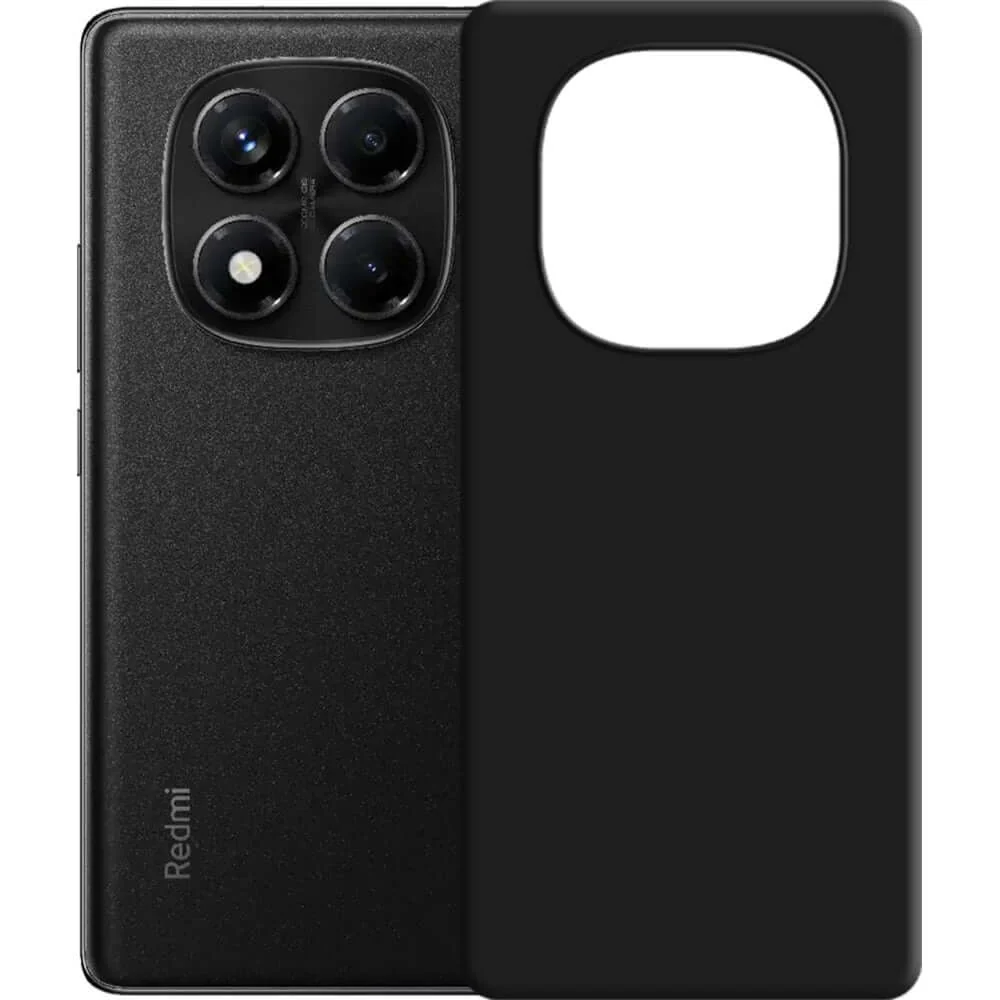 Handyhülle für Xiaomi Redmi Note 14 Pro 5G, 3mk Silicone Case, Schwarz - Image 3