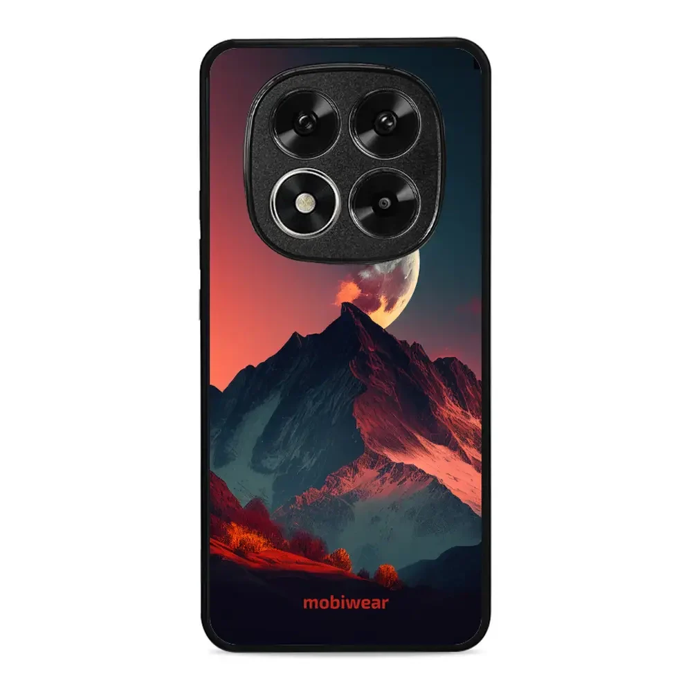 Handyhülle für Xiaomi Redmi Note 14 Pro 5G, Mobiwear Glossy Case, Gebirgsdämmerung