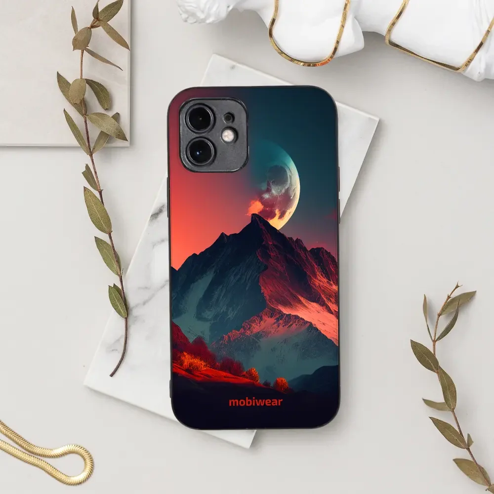 Handyhülle für Xiaomi Redmi Note 14 Pro 5G, Mobiwear Glossy Case, Gebirgsdämmerung - Image 3