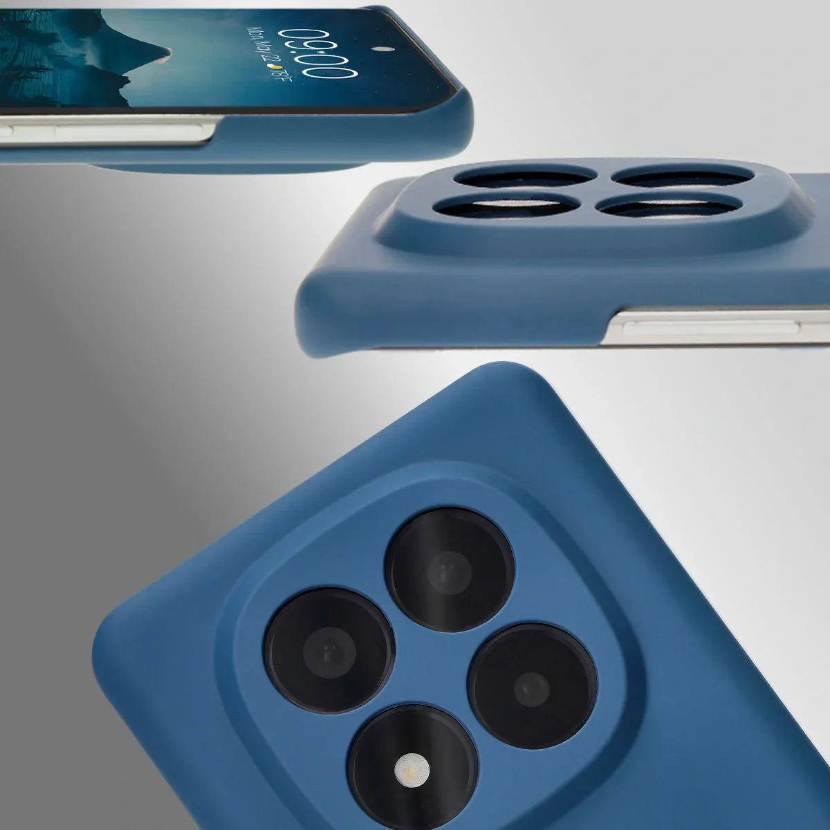 Handyhülle für Xiaomi Redmi Note 14 Pro Plus 5G, Bizon Case Lupka, Blau - Image 4