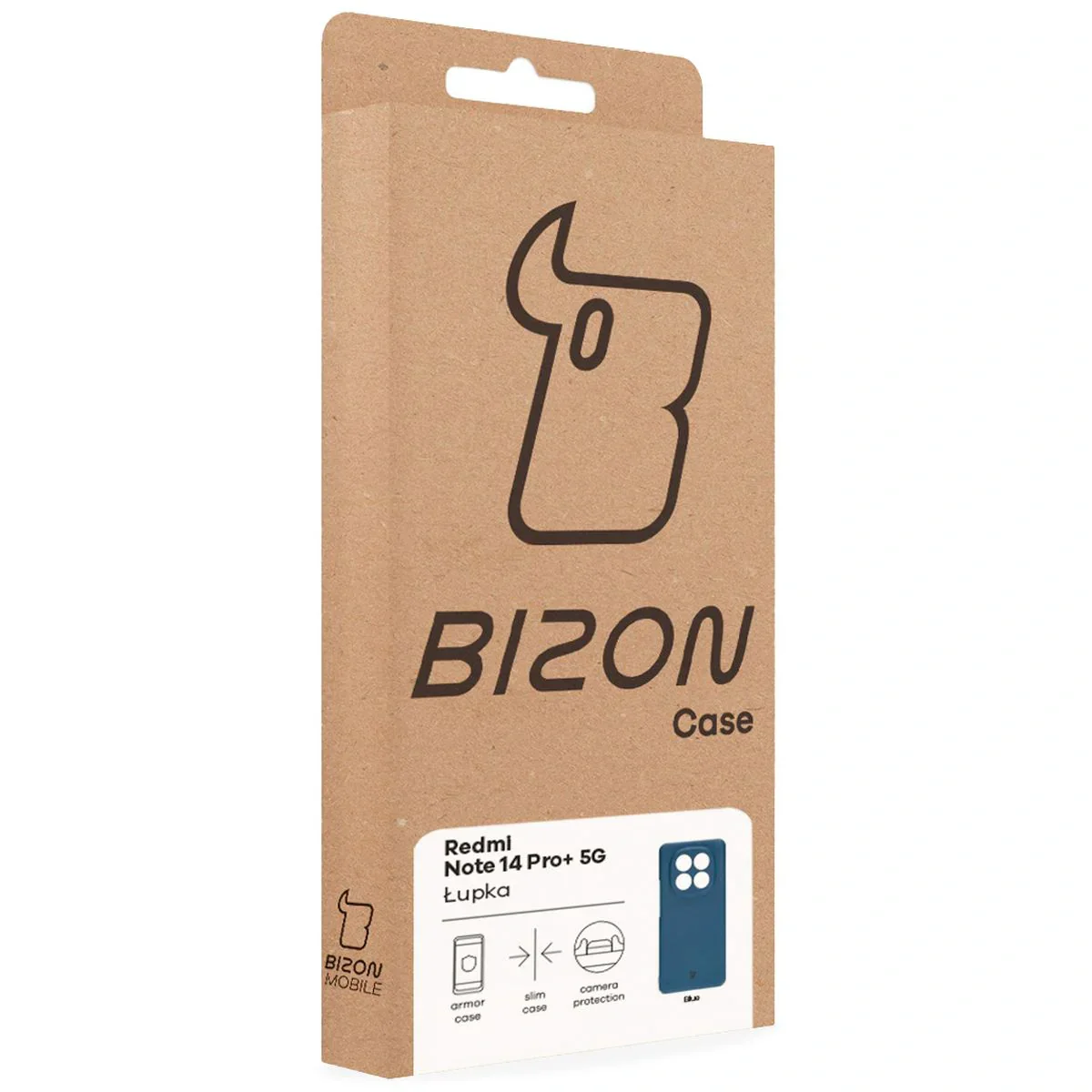 Handyhülle für Xiaomi Redmi Note 14 Pro Plus 5G, Bizon Case Lupka, Blau - Image 6