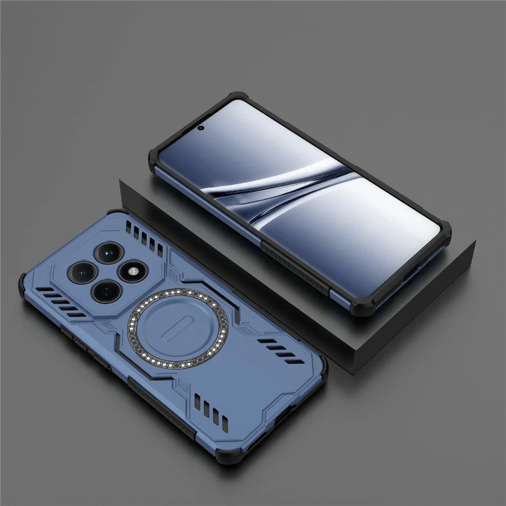 Handyhülle für Xiaomi Redmi Note 15 4G, Techsuit ArmorMag Case, Blau-Schwarz - Image 4