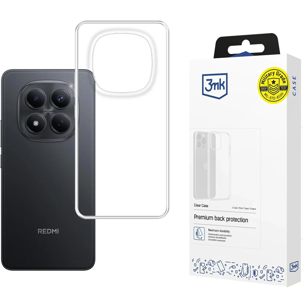Handyhülle für Xiaomi Redmi Note 15 Pro 5G, 3mk Clear Case, Transparent - Image 5