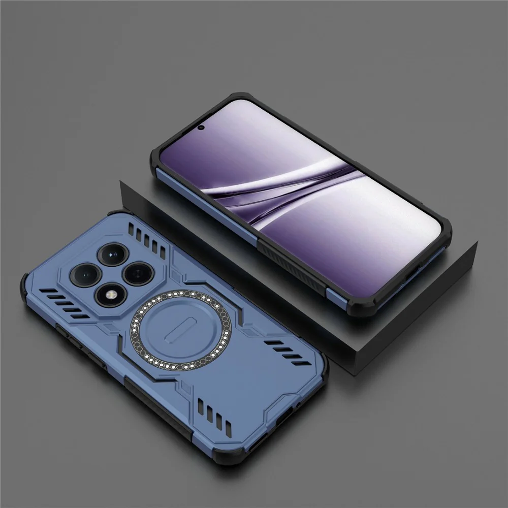 Handyhülle für Xiaomi Redmi Note 15 Pro 4G, Techsuit ArmorMag Case, Blau-Schwarz - Image 3