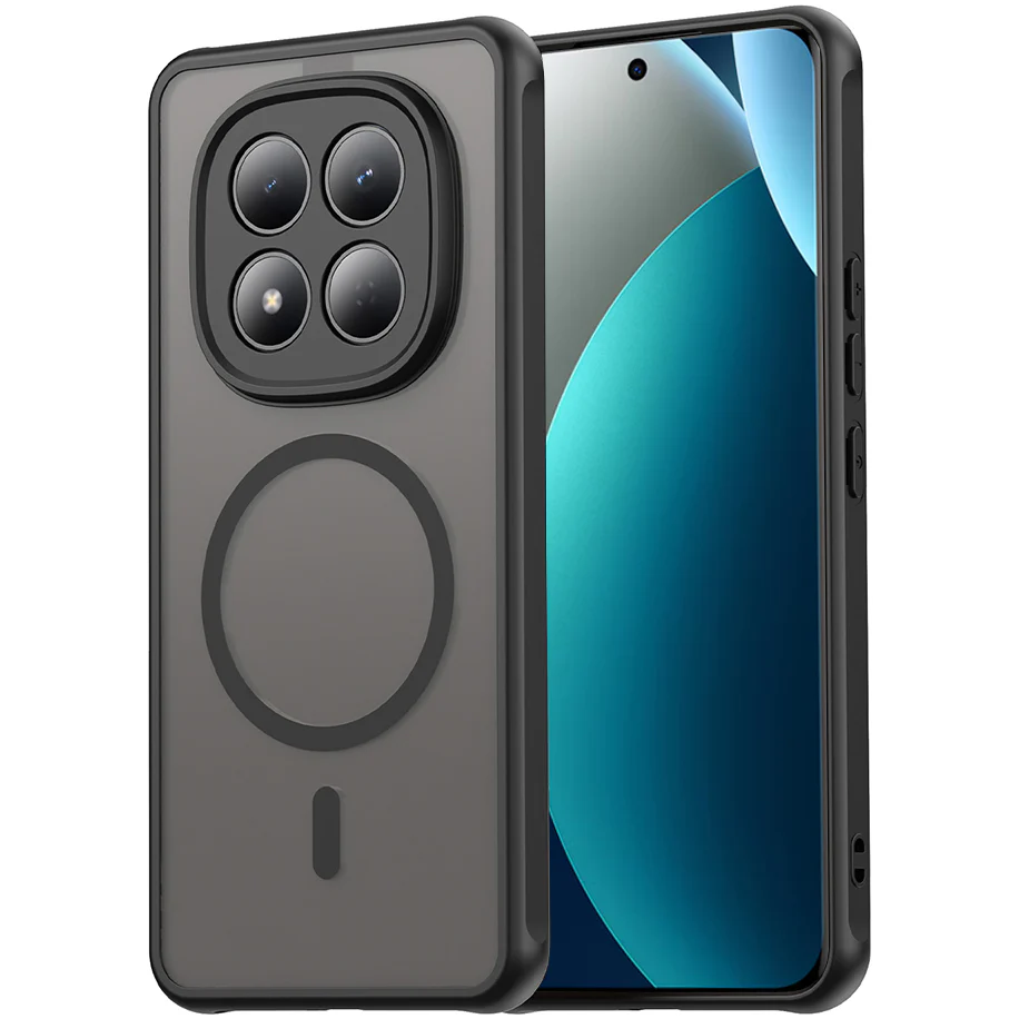 Handyhülle für Xiaomi Redmi Note 15 Pro 4G, Techsuit HaloFrost II MagSafe, Schwarz