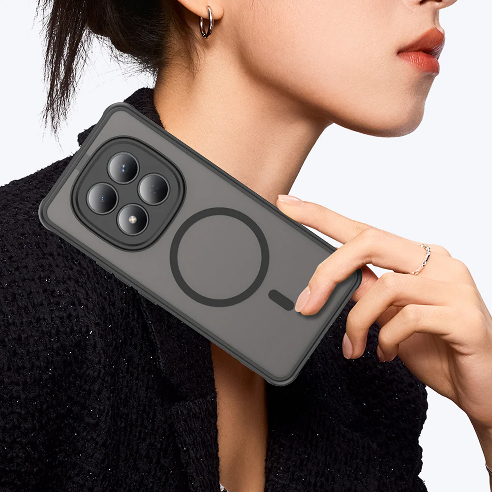 Handyhülle für Xiaomi Redmi Note 15 Pro 4G, Techsuit HaloFrost II MagSafe, Schwarz - Image 6