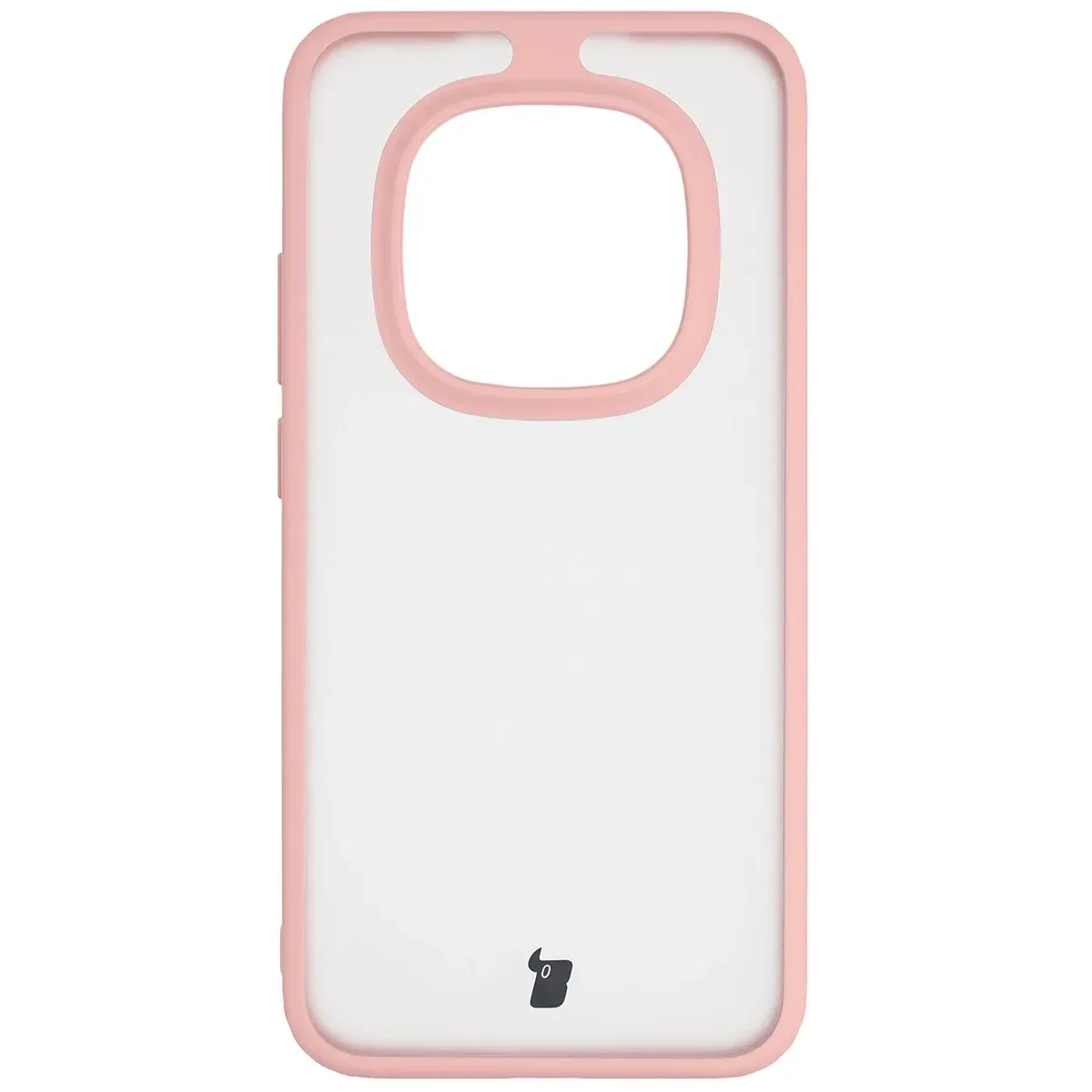 Handyhülle für Xiaomi Redmi Note 15 Pro 5G, Bizon Case Angelo, Semitransparent mit hellrosa Rahmen - Image 2