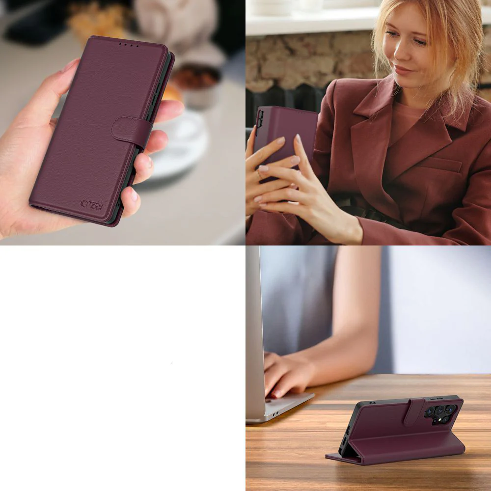 Handyhülle für Xiaomi Redmi Note 15 Pro 5G, Tech-Protect Wallet, Kastanienbraun - Image 4