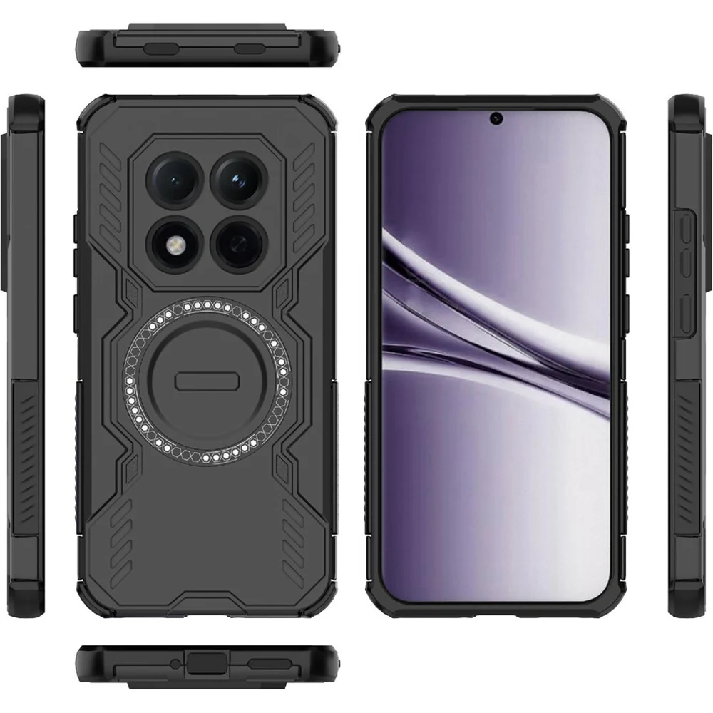 Handyhülle für Xiaomi Redmi Note 15 Pro 5G, Techsuit ArmorMag Case, Schwarz - Image 2