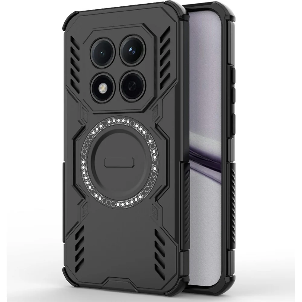Handyhülle für Xiaomi Redmi Note 15 Pro 5G, Techsuit ArmorMag Case, Schwarz - Image 4