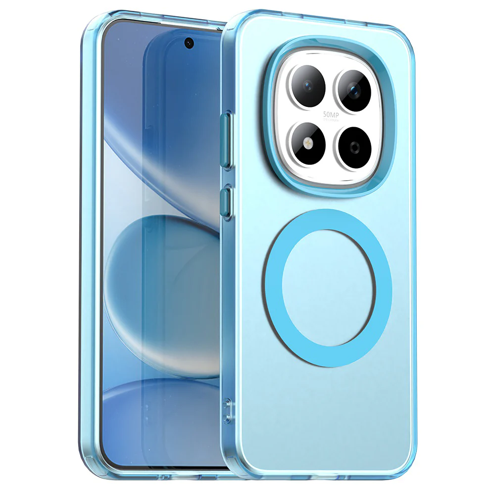 Handyhülle für Xiaomi Redmi Note 15 Pro 5G, Techsuit CandyCase MagSafe, Blau