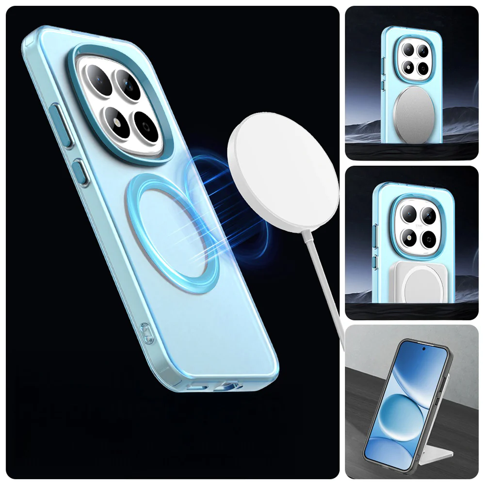 Handyhülle für Xiaomi Redmi Note 15 Pro 5G, Techsuit CandyCase MagSafe, Blau - Image 4