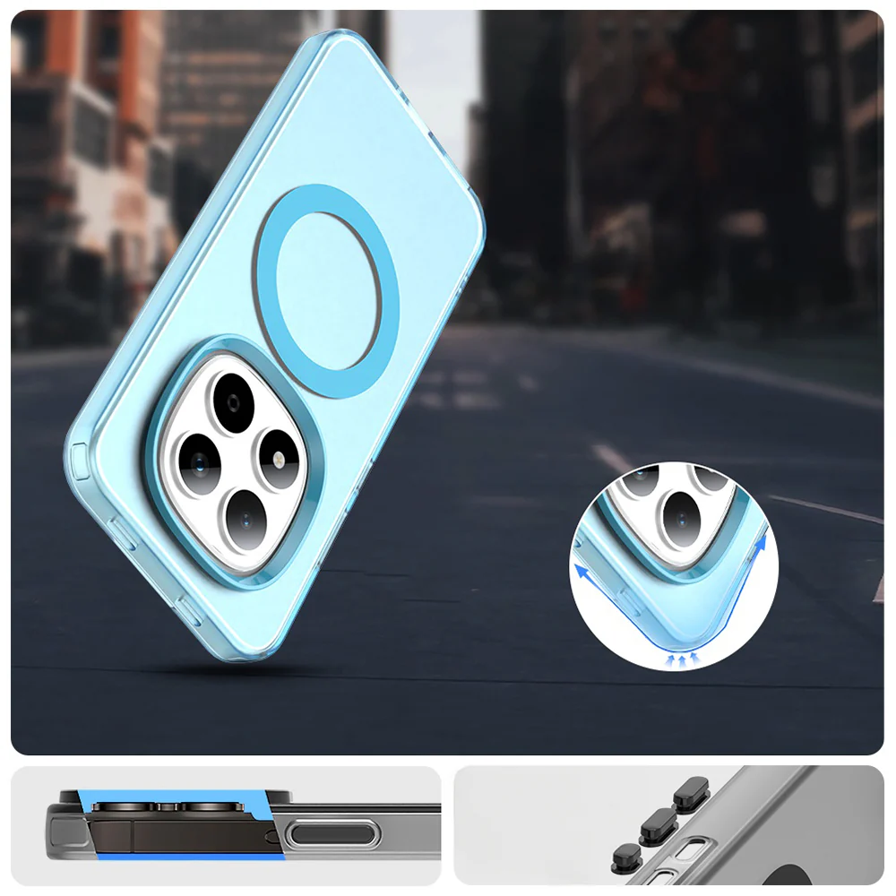 Handyhülle für Xiaomi Redmi Note 15 Pro 5G, Techsuit CandyCase MagSafe, Blau - Image 5